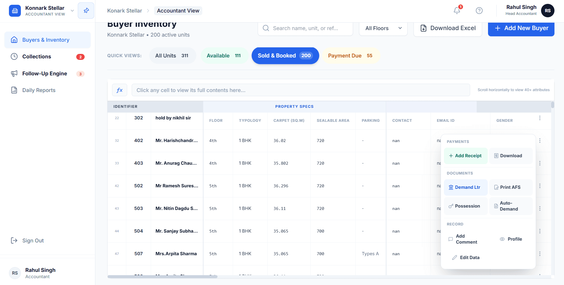 DemandFlow Platform Dashboard